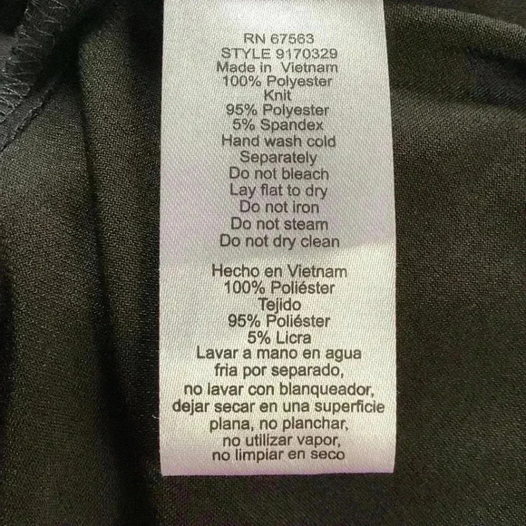 SLNY Black Overlay Style Metallic-Trim Capelet Sheath Maxi Dress16 - Picture 11 of 12